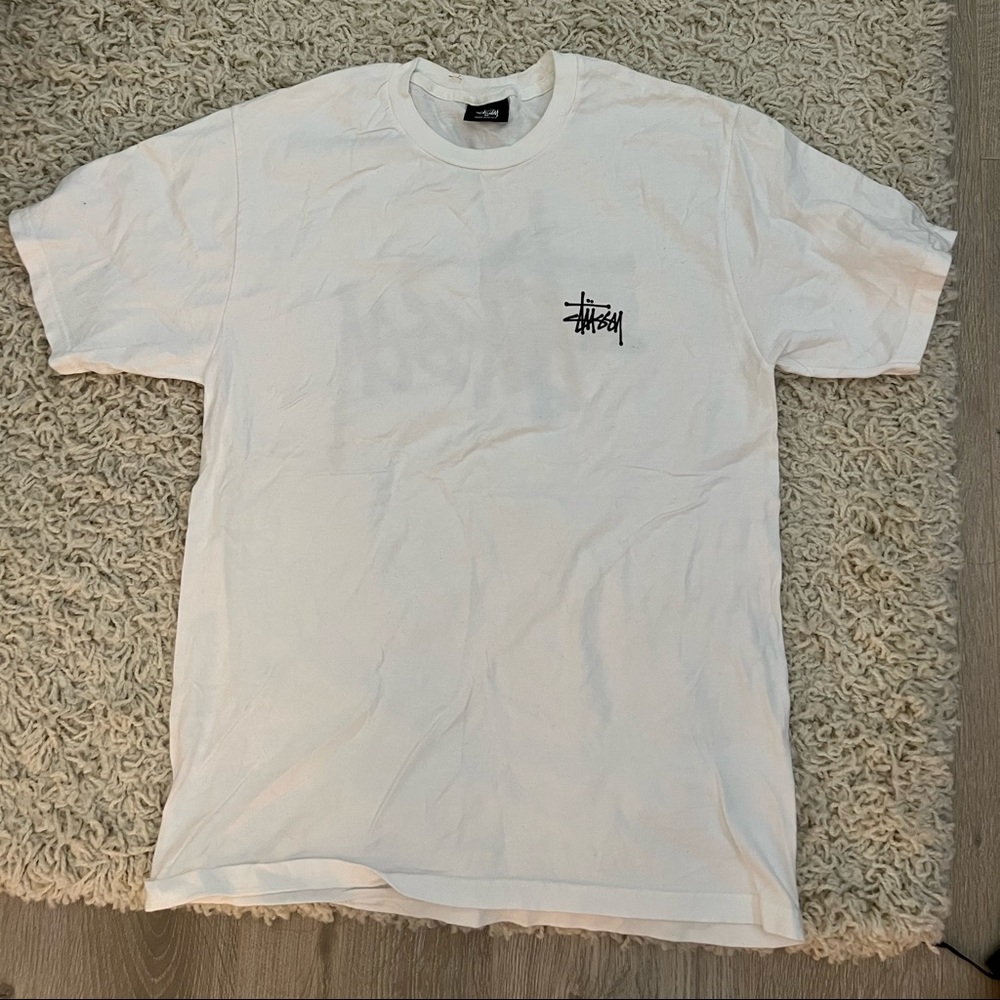 Stussy white shirt (M)